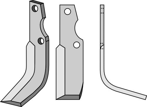 Blad 240 x 60 mm, höger