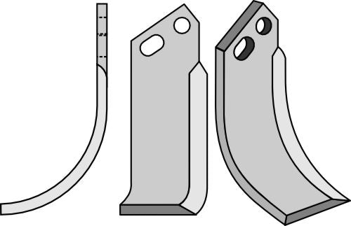 Terä 187 x 60 mm, vasen