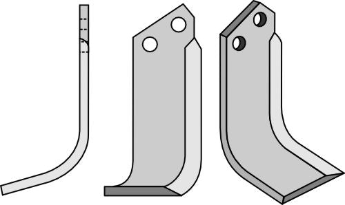 Blad 205x70mm, venstre