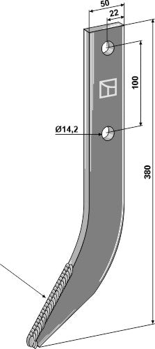 Row cutter hook