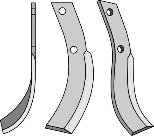 Terä 230 x 35 mm, vasen