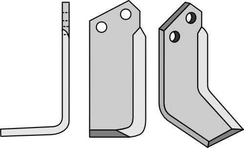 Blad 170x75mm, venstre