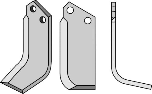 Terä 210 x 80 mm, oikea