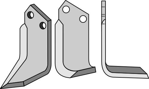 Terä 180 x 80 mm, oikea