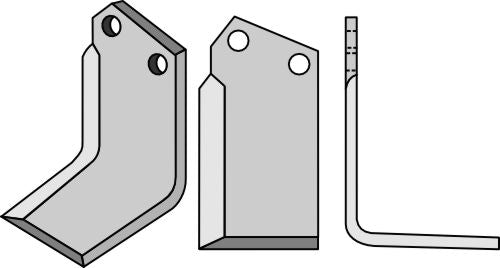 Blad 200 x 105 mm, höger