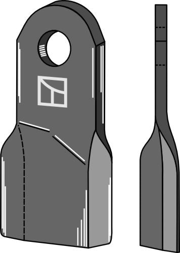 Slagle 155 x 60 mm, venstre