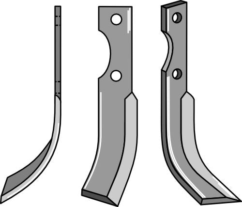 Terä 210 x 35 mm, vasen