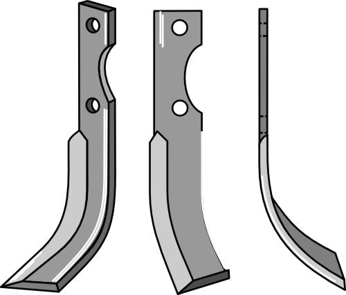 Klinge 210 x 35 mm, højre