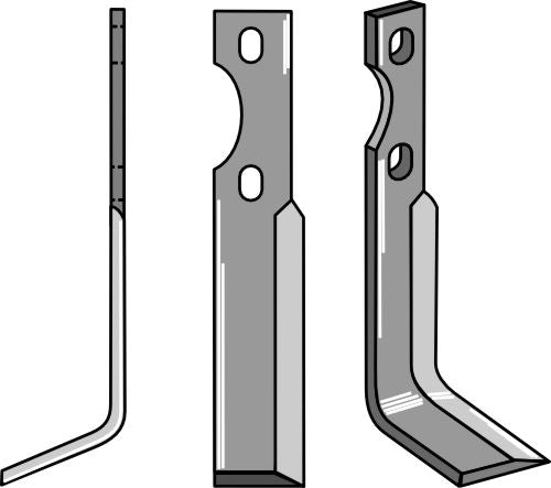 Roterende tind 250x35mm, venstre