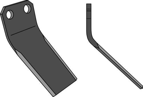 Roterende tand 150 x 70 mm