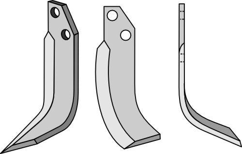 Blad 185 x 50 mm, höger