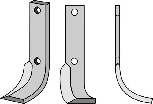 Klinge 268 x 40 mm, højre