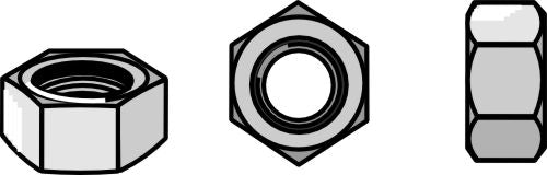 Møtrik M10x1,5 galvaniseret