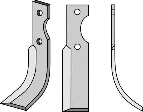 Blade 195x40mm, right