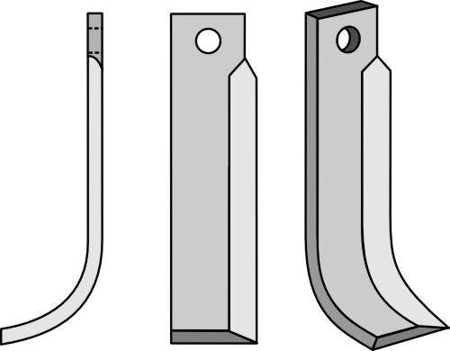 Blade 195x40mm, left