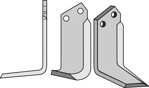 Blad 205x80mm, venstre