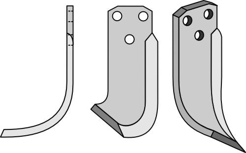 Blad 223x75mm, venstre
