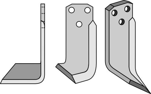 Klinge 223 x 75 mm, venstre