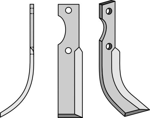 Klinge 248 x 40 mm, venstre