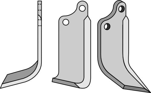 Blad 209x80mm, venstre