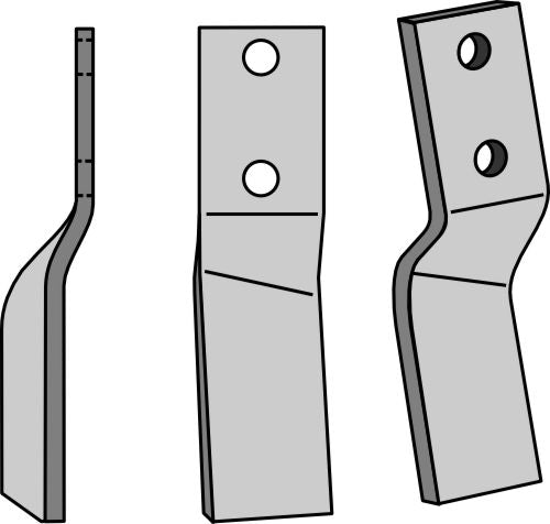 Rotationspinne 201x50 mm, vänster