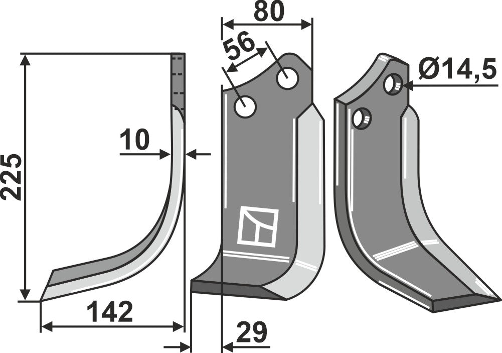 Sivujuoksuputki - vasen - Ajurin suunta