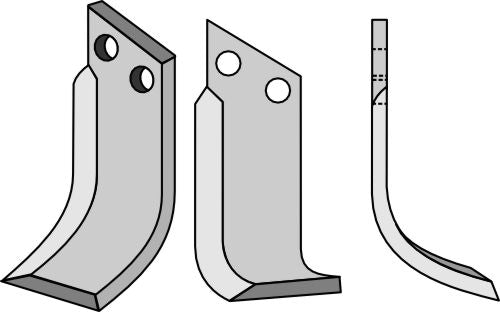 Terä 190 x 80 mm, oikea