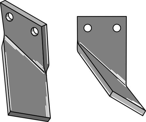 Roterende tand 170x90 mm, højre