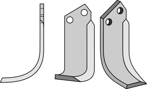 Blad 210x80mm, venstre