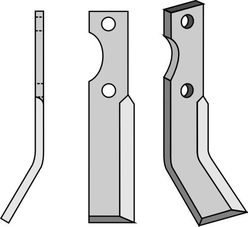Blad 310x50mm, venstre