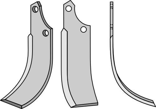 Klinge 200 x 60 mm, højre
