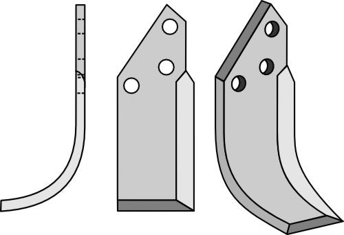 Blad 255 x 80 mm, vänster