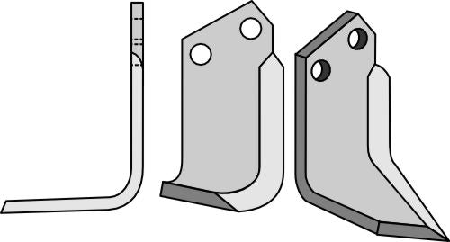 Klinge 182 x 70 mm, venstre