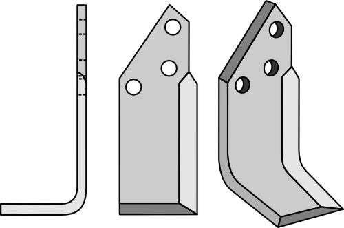 Blad 259x80mm, venstre