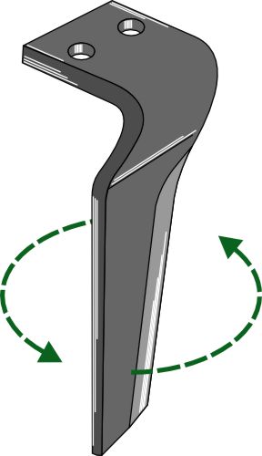 Tand för rotorharvar 290 mm, vänster