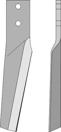 Pyörivän äesän piikki 332 mm, vasen