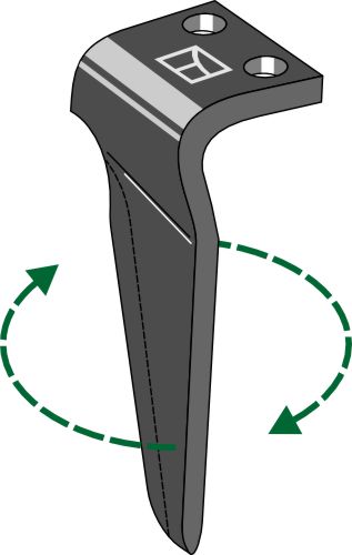 Tænder til rotorharver, højre