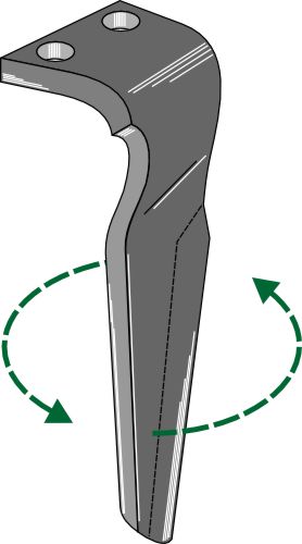 Tænder til rotorharver 310 mm, venstre