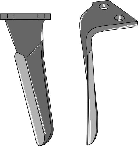 Tænder til rotorharver, venstre