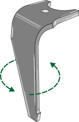 Tand till rotorharv, vänster
