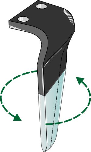 Tænder til rotorharver (DURAFACE), venstre