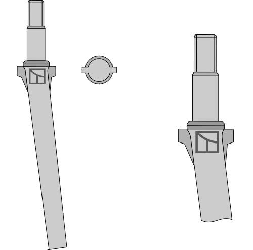 Tænder til rotorharver