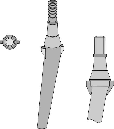 Tine for rotary harrows