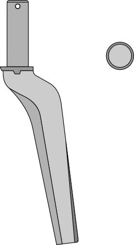 Tine for rotary harrows