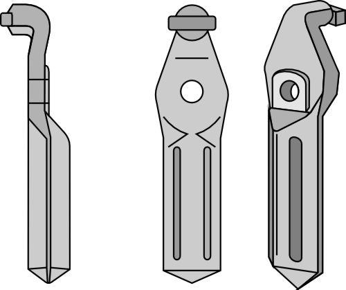 Pyörivä piikki 215 x 42 mm
