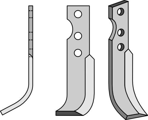 Blade 196x30mm, left