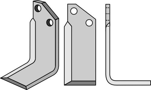 Blad 160 x 60 mm, höger