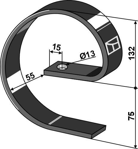 Forstærkningsfjeder 45x10