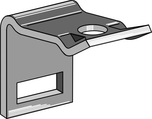 Klemme til tand 32x12
