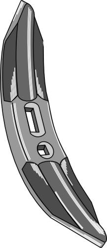 Kultivatorplov 360 mm - hårdmetalbelagt